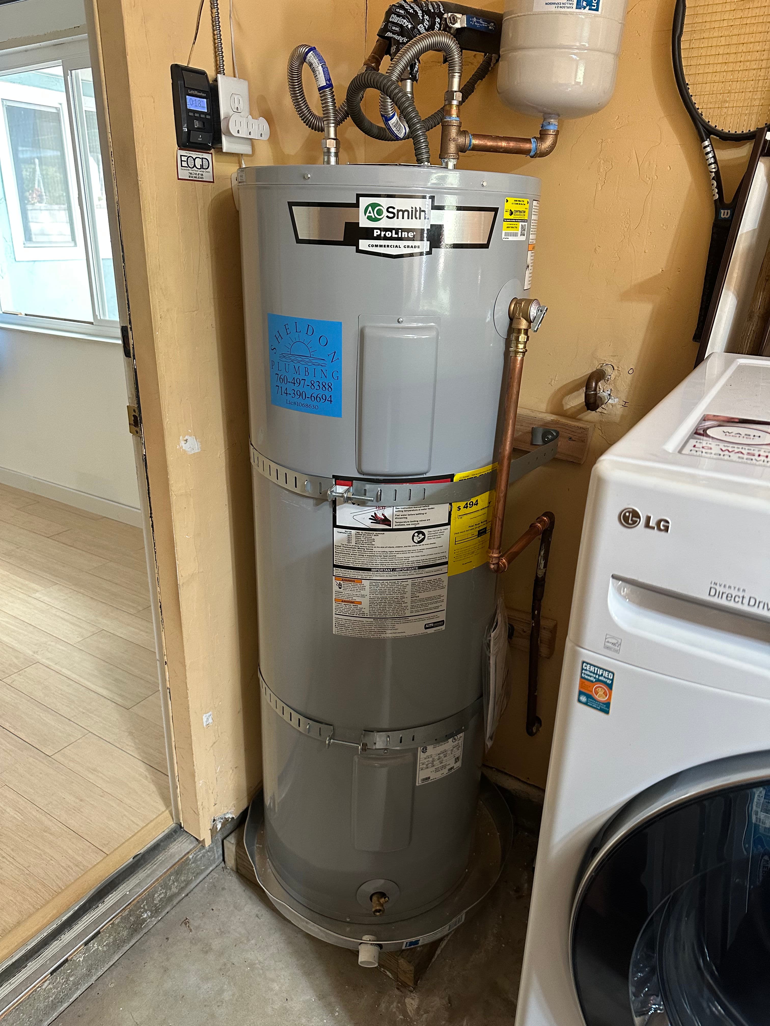 Project New 50-Gallon Electric Water Heater Installation in Oceanside image
