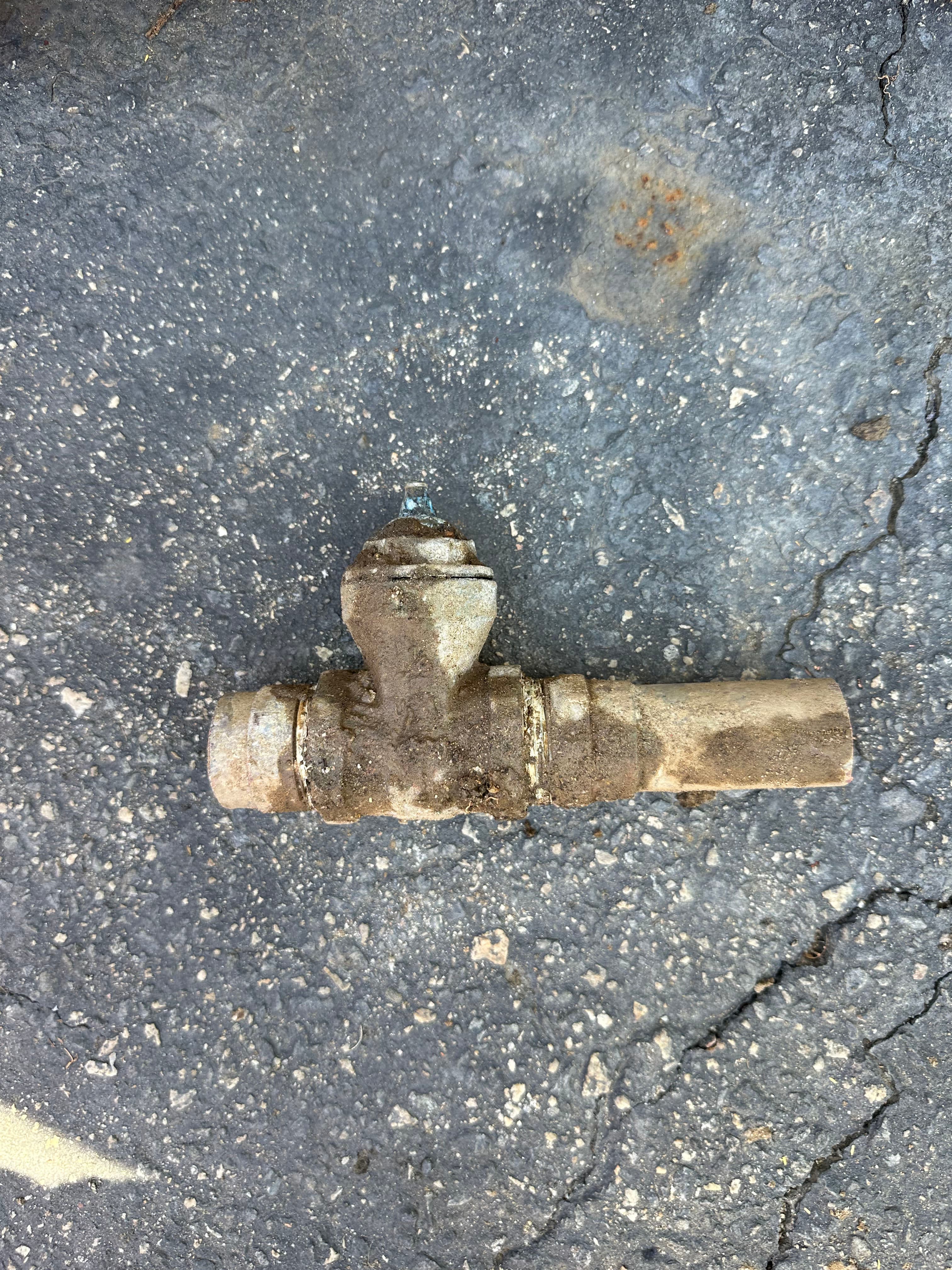 Project Old Worn-Out Valve Replaced With a New Ball Valve and Yard Box image