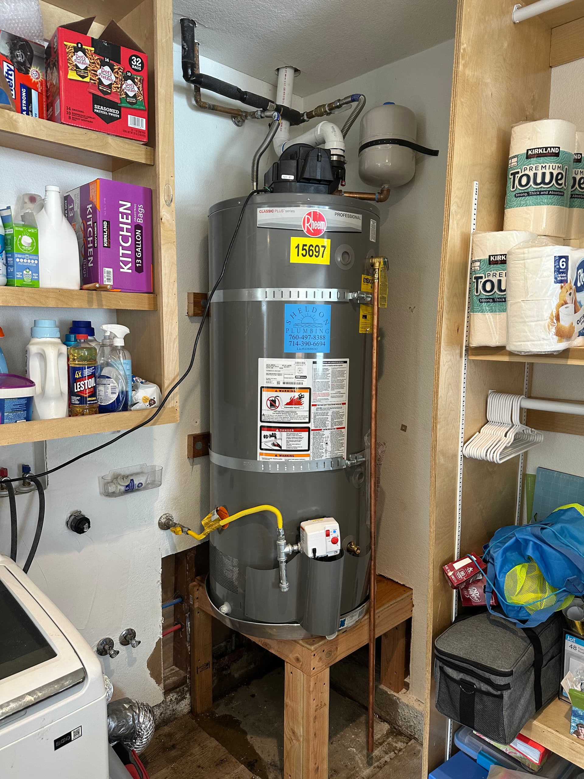 Gallery photos for Rheem Power Vent Water Heater Swap Done Right: Image #1