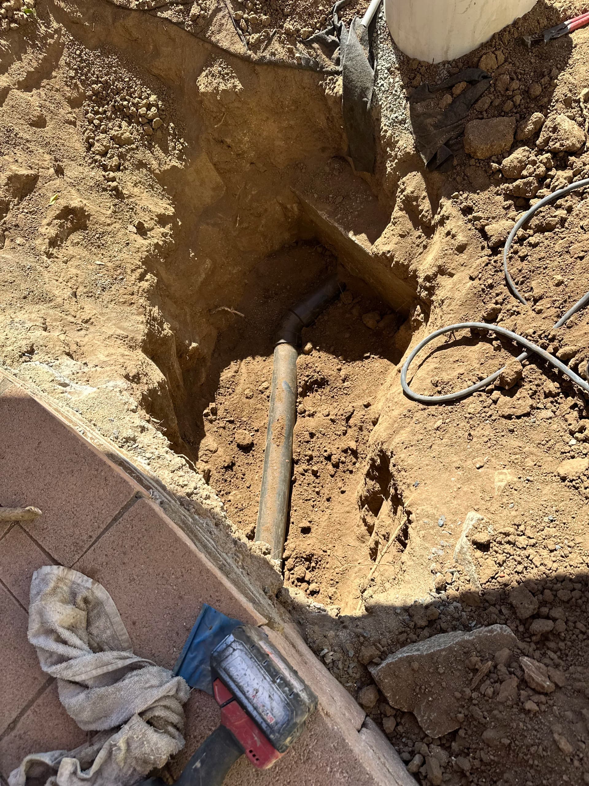 Gallery photos for Sewer Line Disconnected at the Septic Tank - Here's What We Found: Image #3