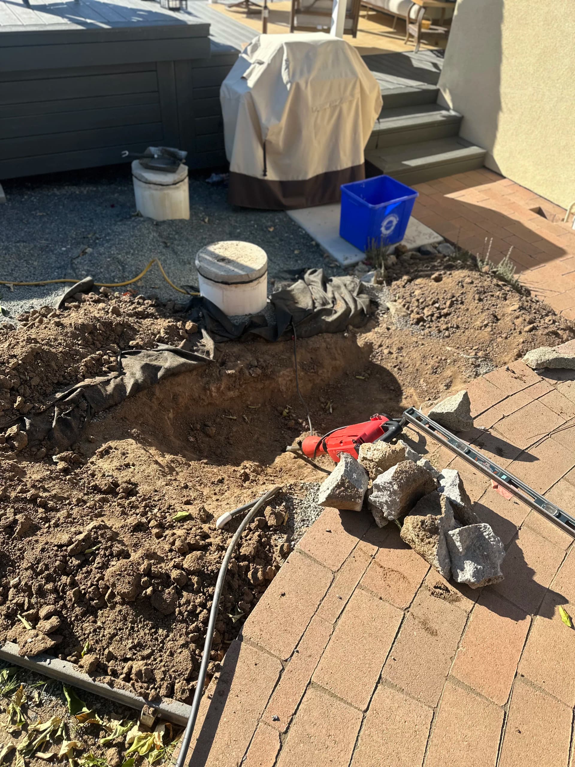 Gallery photos for Sewer Line Disconnected at the Septic Tank - Here's What We Found: Image #1