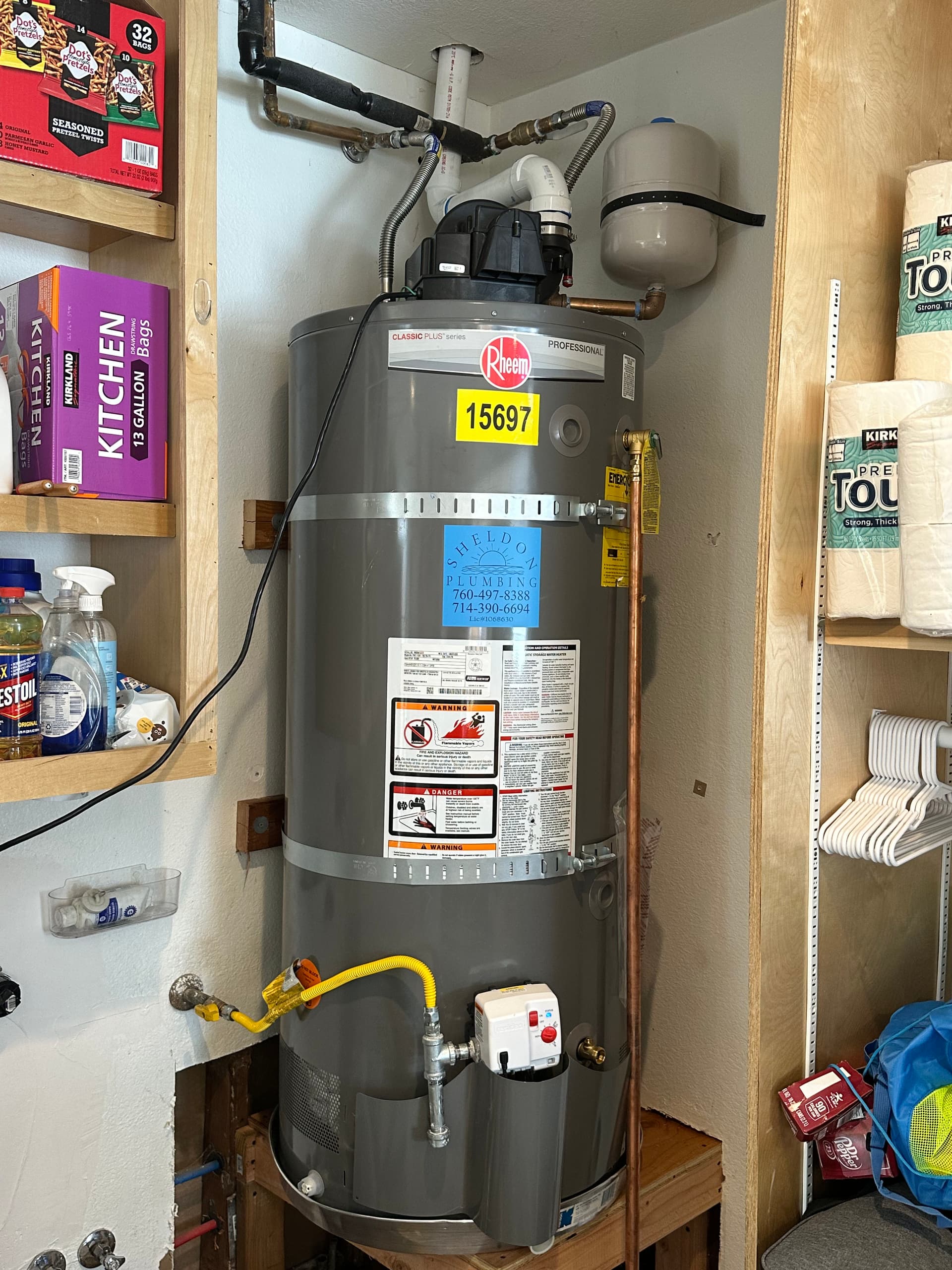 Gallery photos for Rheem Power Vent Water Heater Swap Done Right: Image #2